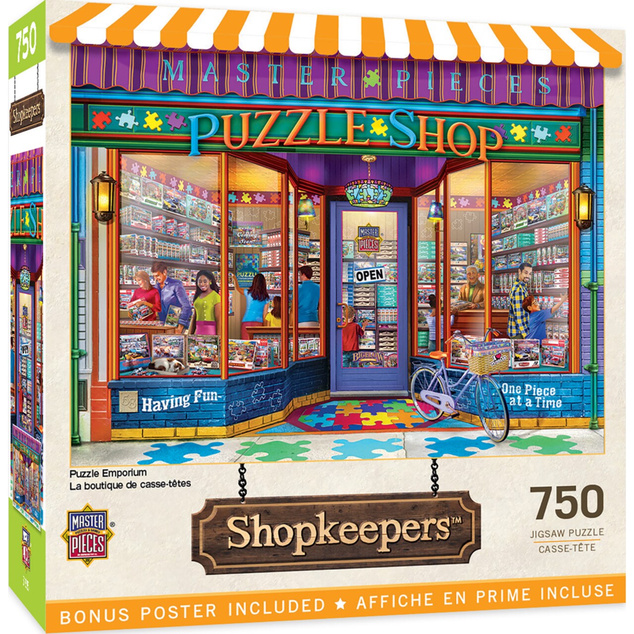 MasterPieces 750 Piece Jigsaw Puzzle For Adults, Family, Or Kids - Puzzle Emporium - 18"x24"